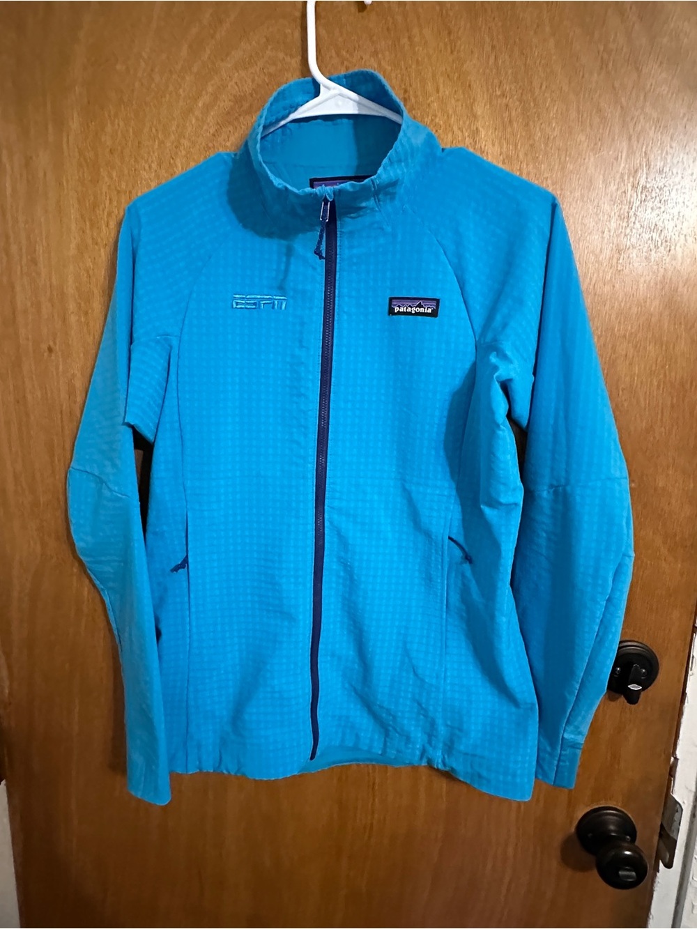 Patagonia R1 TechFace Jacket Blue Womens Small Full Zip lightweight